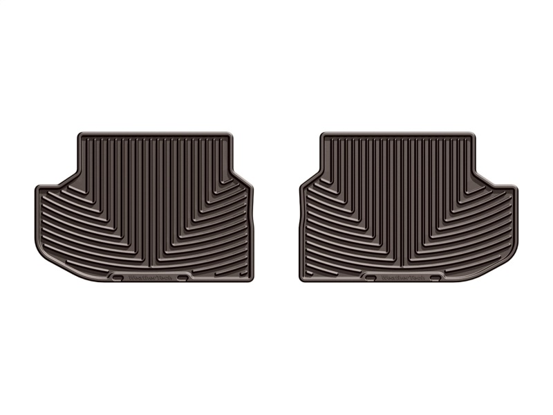 WeatherTech 2014-2016 BMW 5-Series Rear Rubber Mats - Cocoa