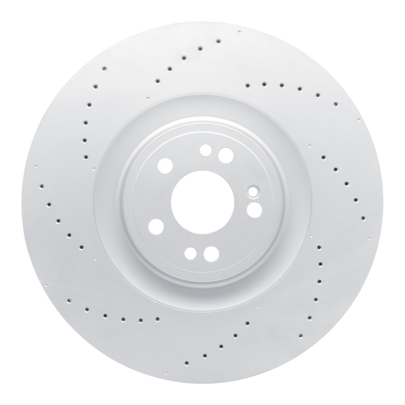 R1 2021-2025 Mercedes-Benz GLE53 AMG SUV Front GeoSPEC Coated Rotor - Drilled