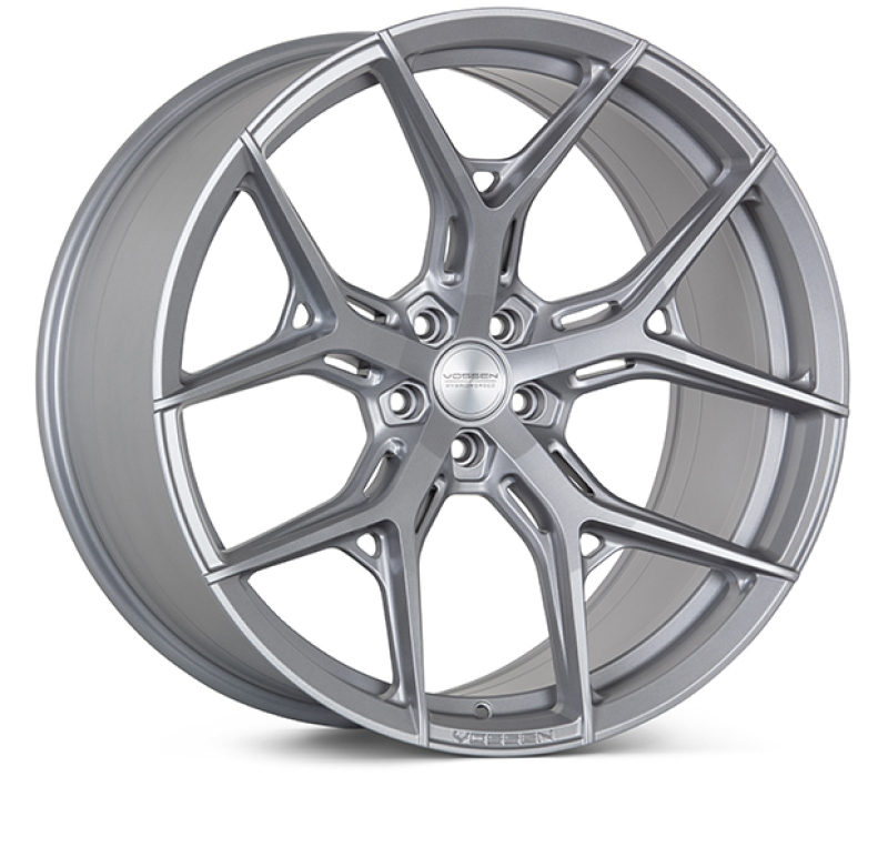 Vossen HF5 - 19x10 - ET35 - 5x112 - 66.56 - Deep - SS - Satin Silver Wheel