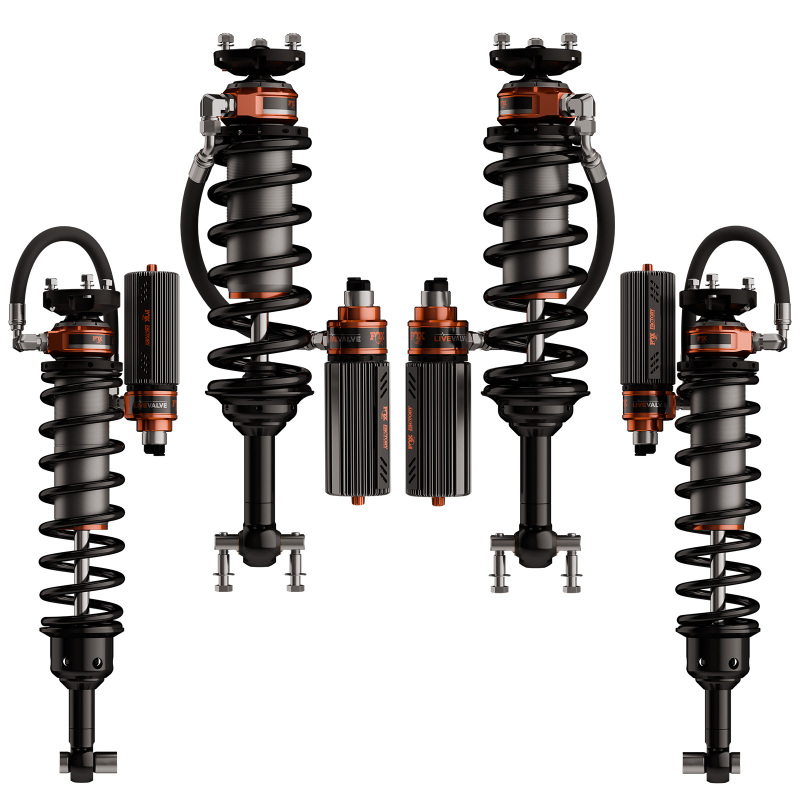 Fox 2021+ Ford Bronco 3.2 Factory Race Live Valve Coilover Kit (Connected Suspension)