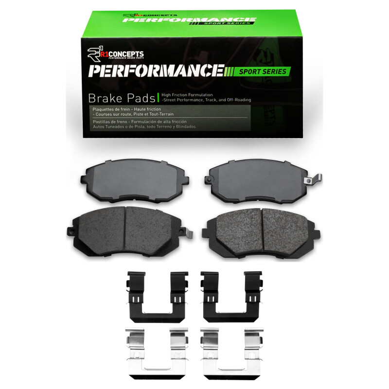 R1 02-07 Subaru WRX Front R1 Performance Sport Pads & Hardware Kit