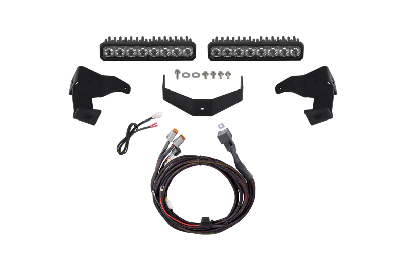 Diode Dynamics 2024-2026 Toyota Tacoma Stealth Lightbar SS10 Sport White Combo 6000K