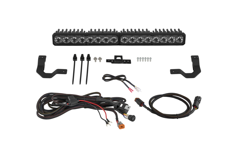 Diode Dynamics 2024-2026 Toyota Tacoma TRD Grille Lightbar SS20 Pro White Driving 6000K