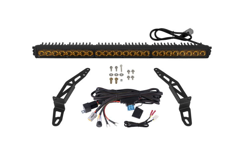 Diode Dynamics 2018-2026 Jeep Wrangler Jeep SS30 Bumper LED Kit Pro Yellow Driving 3000K