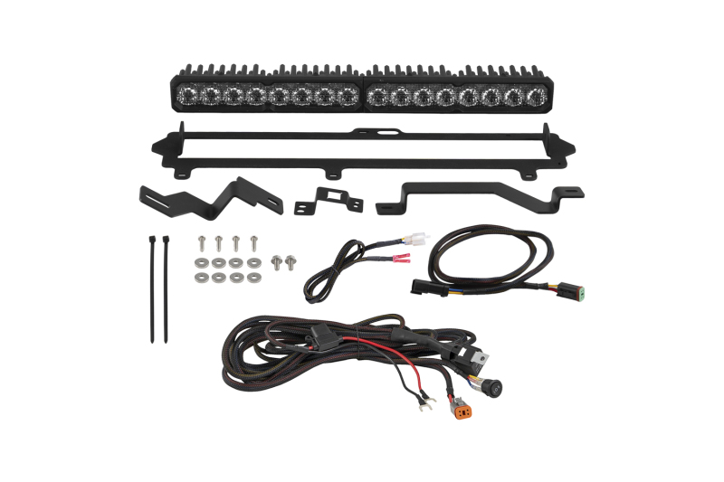 Diode Dynamics 2022-2026 Toyota Tundra Pro Grille SS20 Sport LED Kit White Combo ABL 6000K