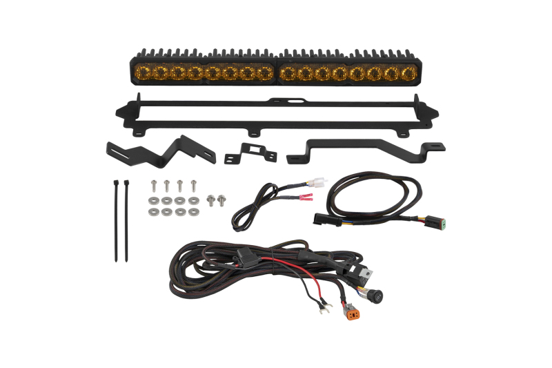 Diode Dynamics 2022-2026 Toyota Tundra Pro Grille SS20 Sport LED Kit Yellow Combo 3000K