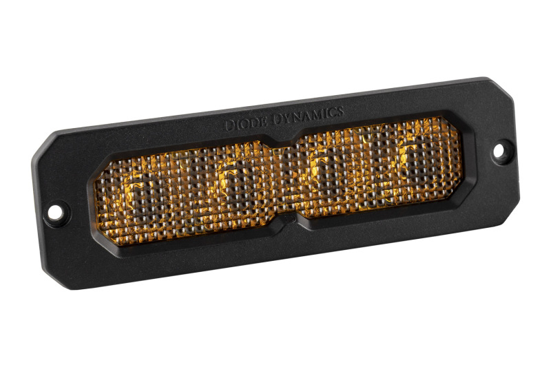Diode Dynamics SS6 Max Yellow Flood Flush ABL (single) 3000K