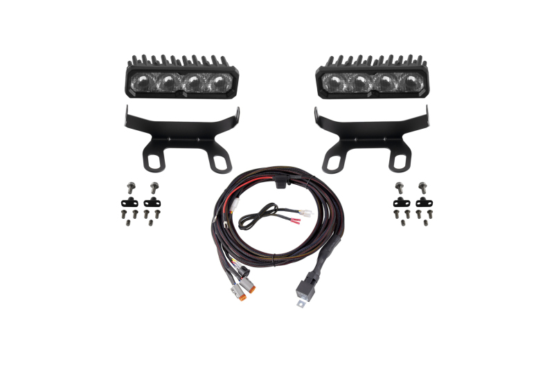 Diode Dynamics 2013-2018 Ram 1500 Ram Standard SS6 Sport LED Kit White Driving 6000K