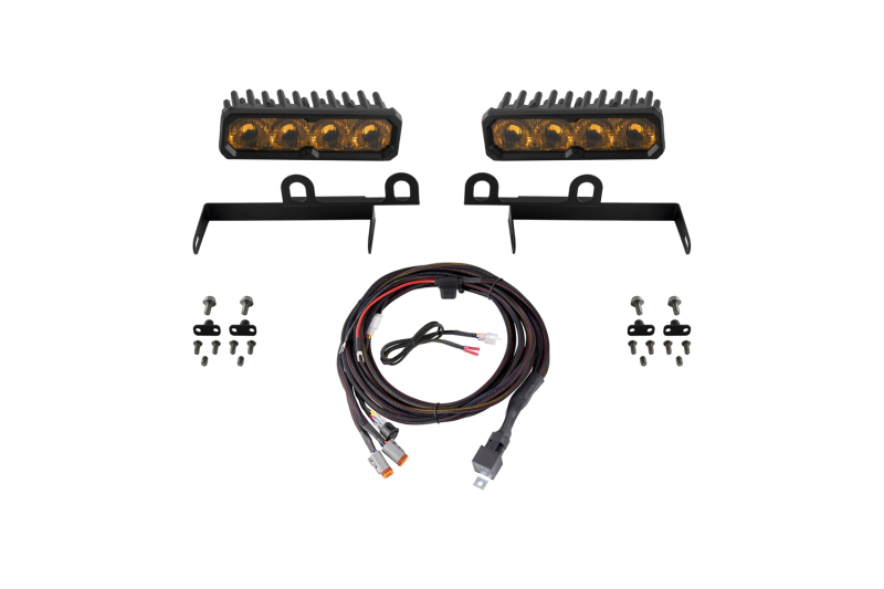 Diode Dynamics 2013-2018 Ram 1500 Ram SportExpress SS6 Sport LED Kit Yellow Driving 3000K