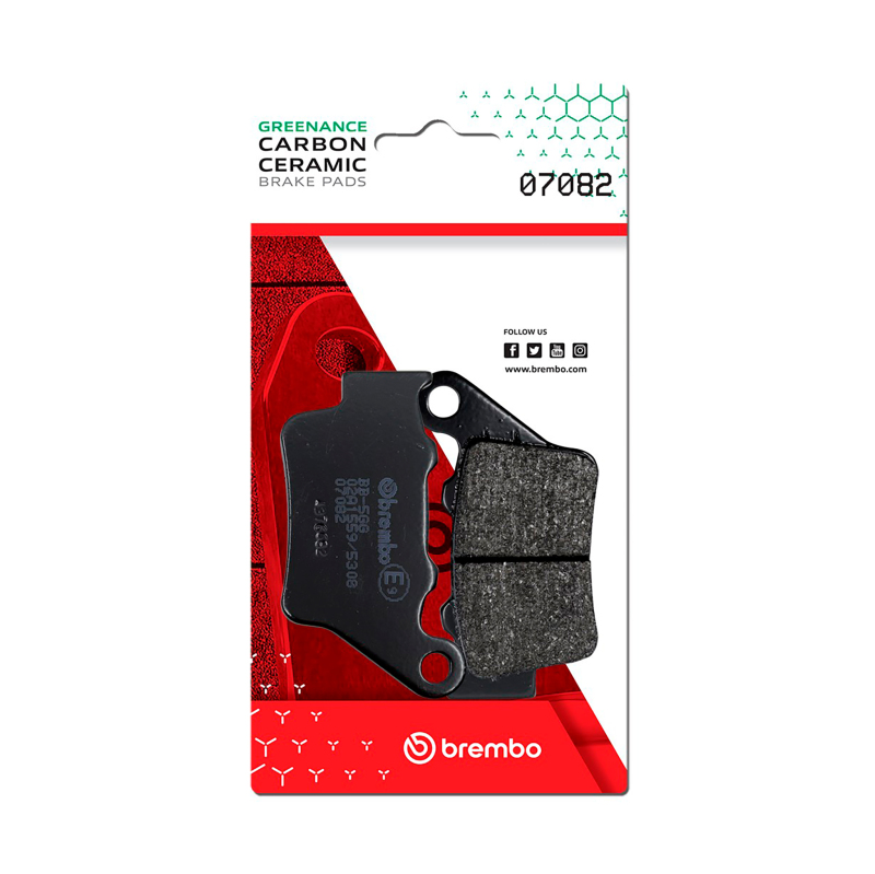 Brembo OE 19-25 BMW C400GT/18-23 C400X/22-25 CE 04 Carbon Ceramic Brake Pad - Rear Left/Right