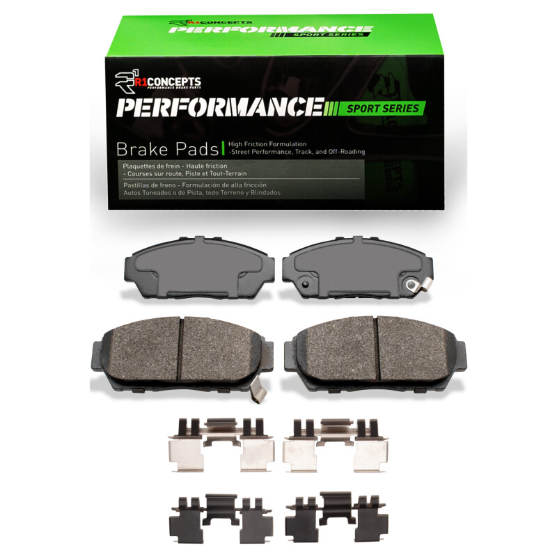R1 93-01 Acura Integra Front Performance Sport Brake Pads & Hardware Kit
