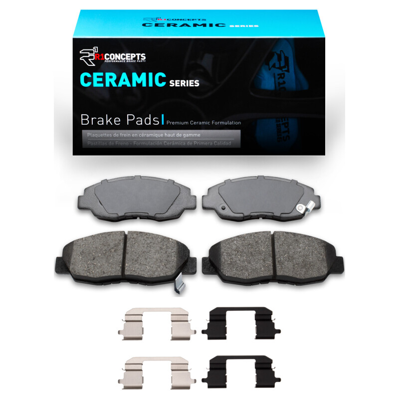 R1 90-99 Acura CL Front Ceramic Brake Pads & Hardware Kit