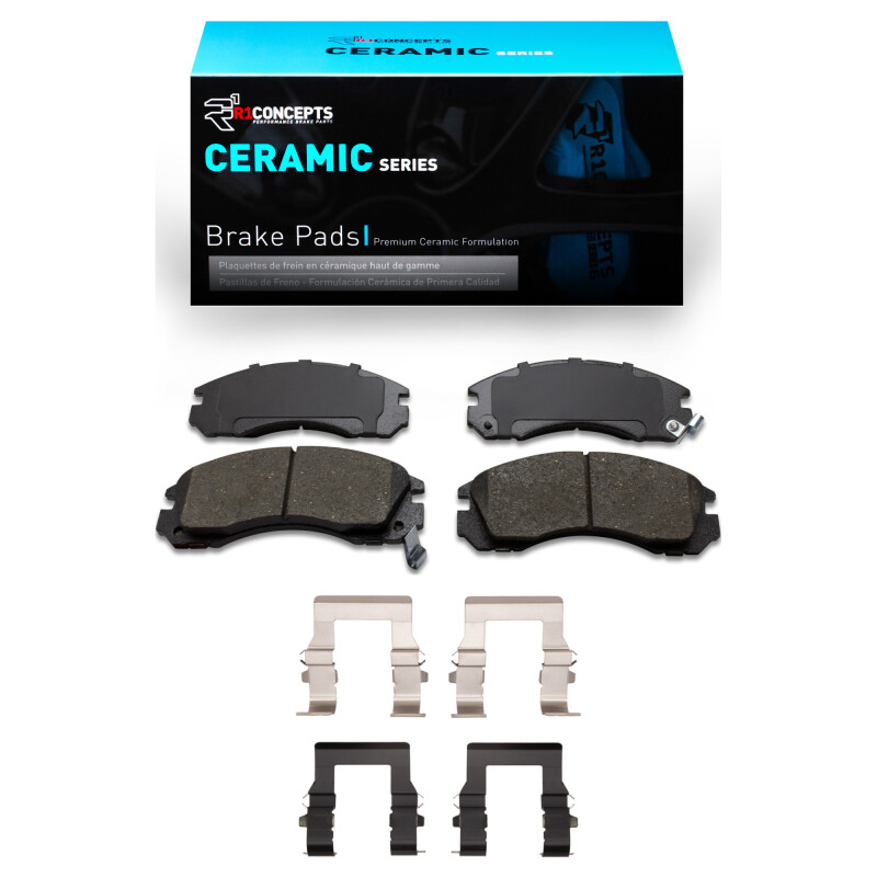 R1 90-22 Dodge Stealth Front Ceramic Brake Pads & Hardware Kit