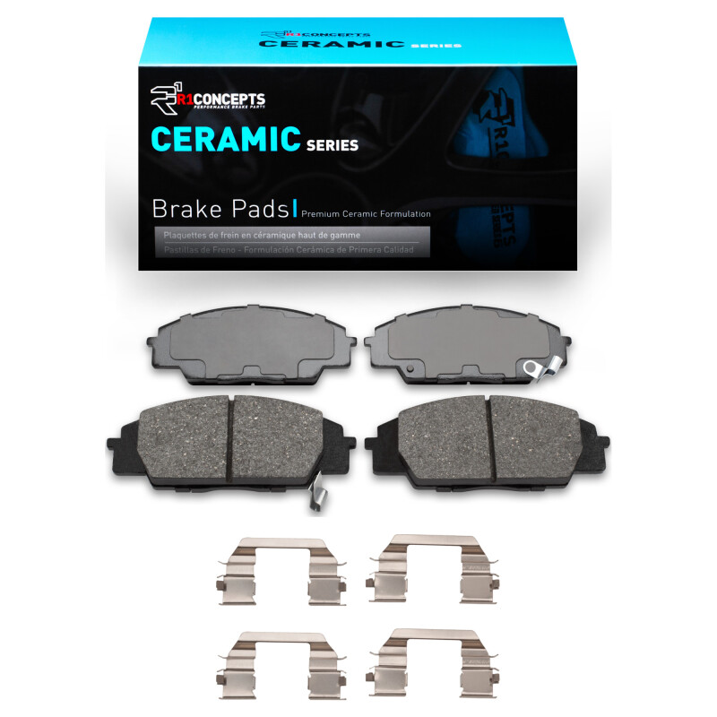 R1 00-11 Acura CSX Front Ceramic Brake Pads & Hardware Kit