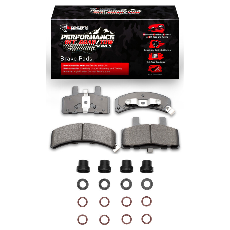 R1 88-02 Cadillac Escalade Front Performance Off-Road/Tow Brake Brake Pads & Hardware Kit
