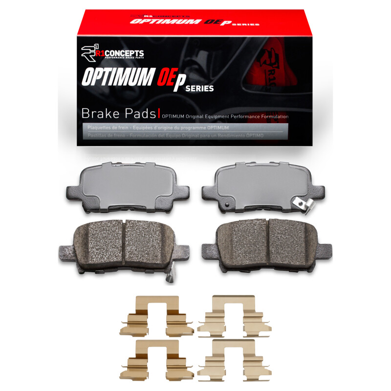 R1 01-08 Acura MDX Rear Optimum OE Brake Pads & Hardware Kit