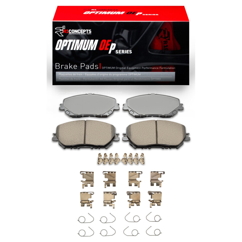 R1 21-25 Nissan Rogue Front Optimum OE Brake Pads & Hardware Kit
