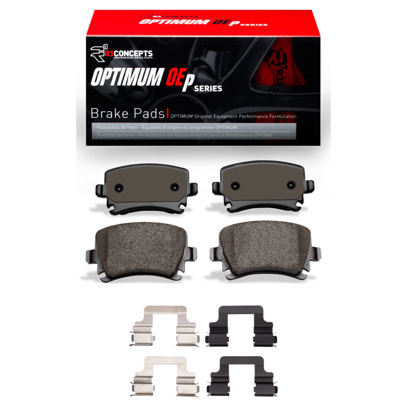 R1 06-21 Audi S3 (Mexico) Rear Optimum OE Brake Pads & Hardware Kit