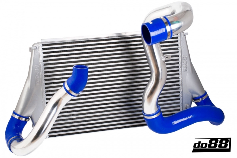 do88 06-11 SAAB 9-3 2.8T V6 Aero/Turbo X (B285) BigPack Intercooler Kit w/Blue Hoses