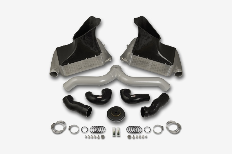 do88 07-09 Porsche 911 Turbo/GT2 (997.1) BigPack Intercooler Kit w/Silver Pipe