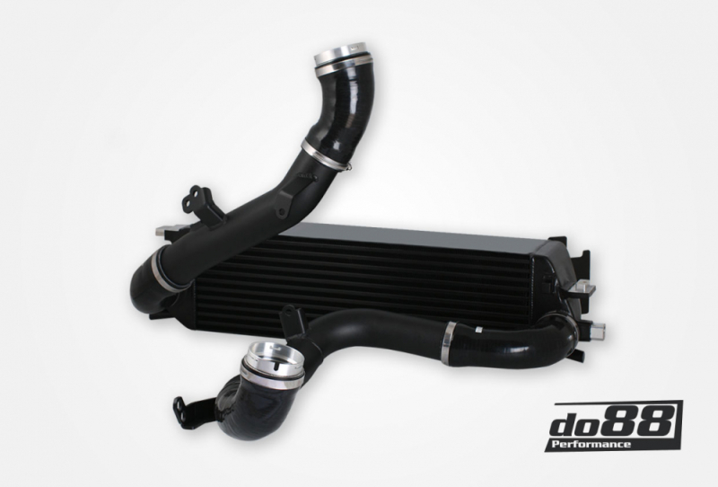 do88 Volvo S60/V60/XC60/V90/S90/XC90 (SPA) Diesel BigPack Intercooler Kit w/Black Hoses