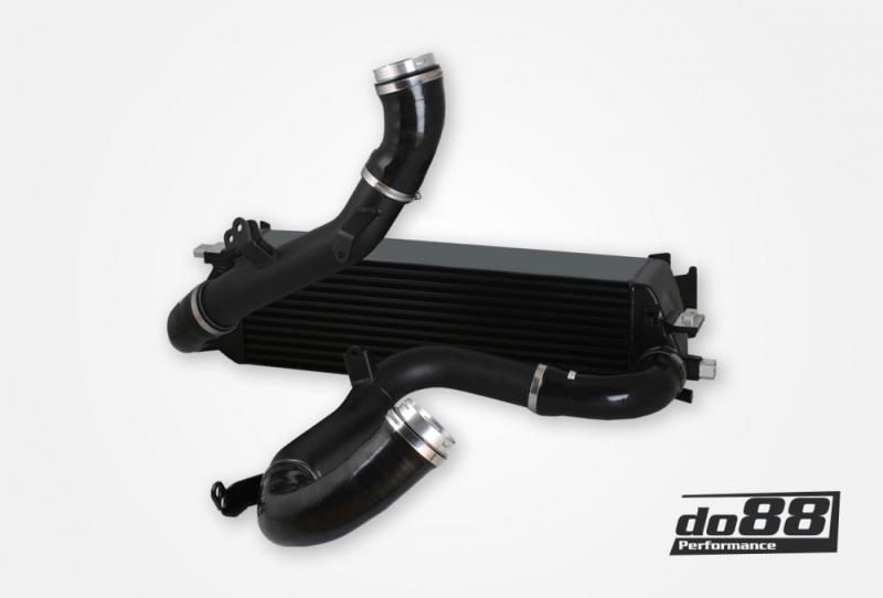 do88 Volvo S60/V60/XC60/V90/S90/XC90 (SPA) Petrol BigPack Intercooler Kit w/Black Hoses