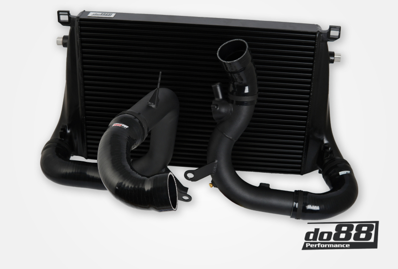 do88 VAG 2.0T EA888 Gen4 (300+hp) BigPack Intercooler Kit w/Black Hoses