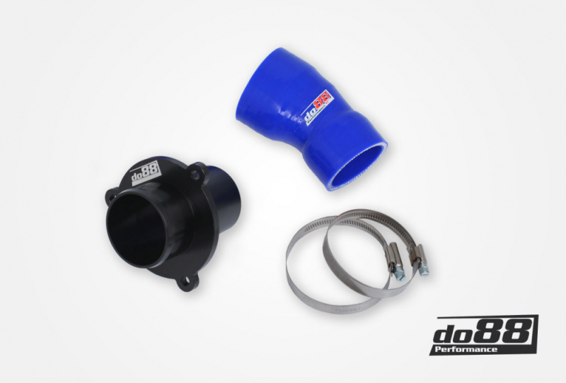 do88 VAG 1.8/2.0 TSI (MQB) Turbo Muffler Delete OEM Pressure Pipes Blue Hose