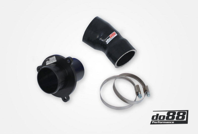 do88 VAG 1.8/2.0 TSI (MQB) Turbo Muffler Delete OEM Pressure Pipes Black Hose