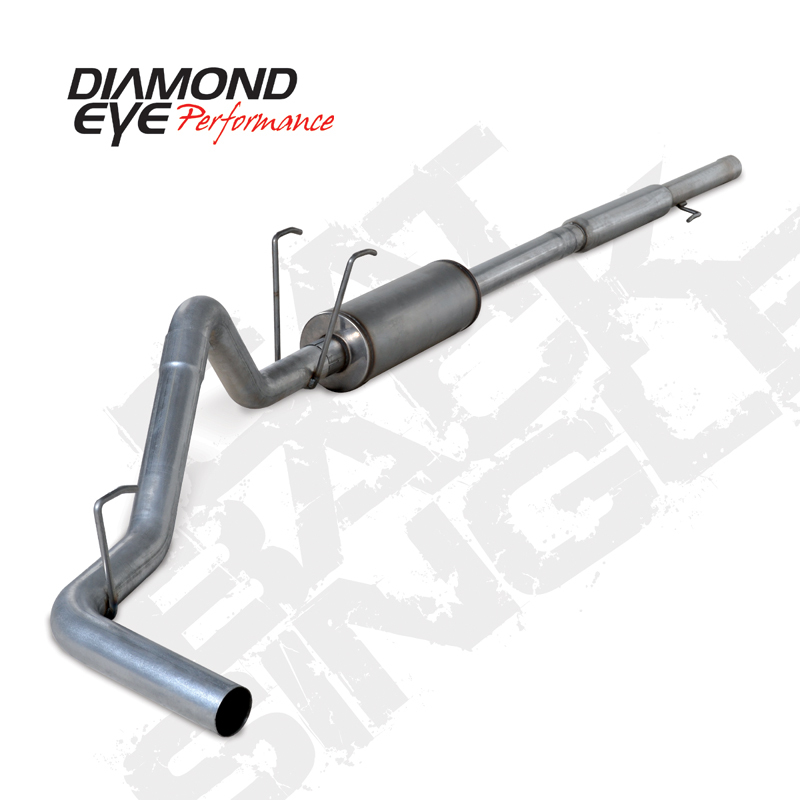 Diamond Eye KIT 3in Catback Single GAS SS DODGE 5.7L HEMI 2006-2008 1500