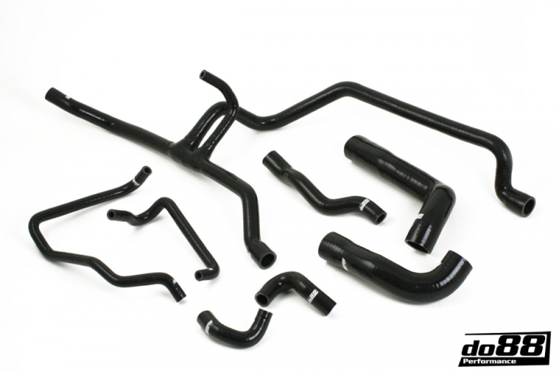 do88 90-96 BMW 320/325 2.0L/2.5L (E36) Coolant Hoses - Black