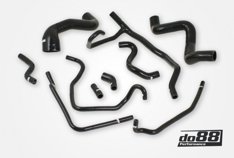 do88 Porsche 968 Coolant Hoses Black