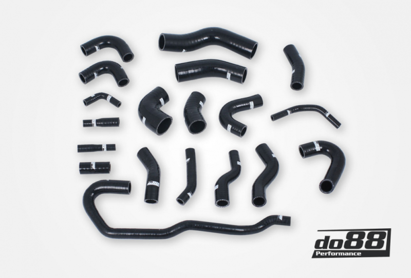 do88 02-04 Audi RS6 4.2L BiTurbo (C5) Coolant Hoses - Black