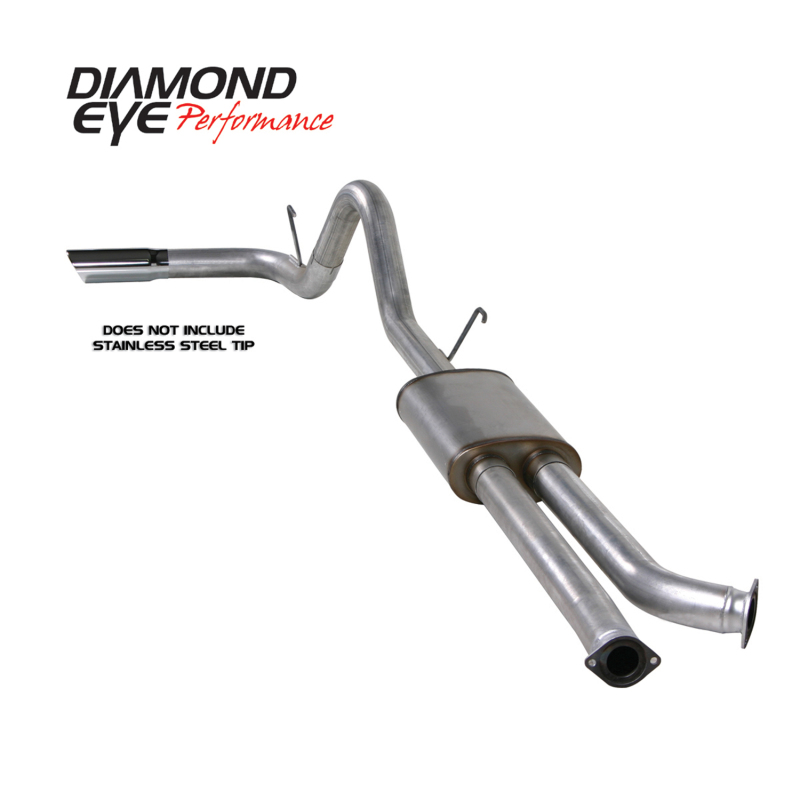 Diamond Eye KIT 3-1/2in Catback Single GAS AL TOYOTA TUNDRA 5.7L 07-10