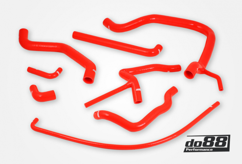 do88 SAAB 900 Turbo 16 84-93 Coolant Hoses Red
