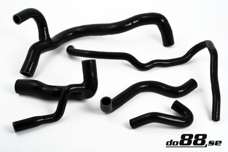 do88 89-92 Audi Ur-Quattro 2.2T 20V Radiator Hoses - Black