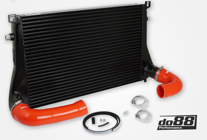 do88 Audi/Seat/Skoda/Volkswagen 1.8T/2.0T (MQB) Intercooler w/Red Hoses