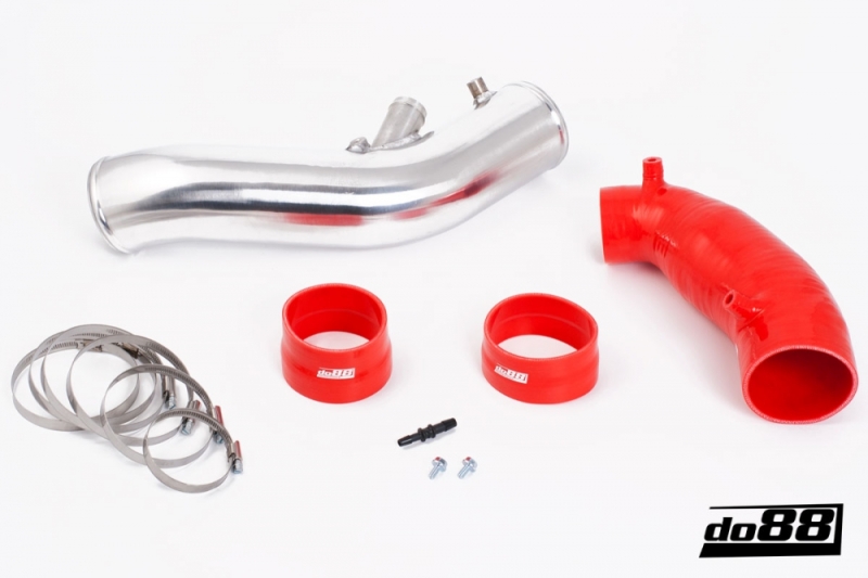 do88 SAAB 9-3 2.8T V6 06-11 Inlet Pipe w/Red Hoses