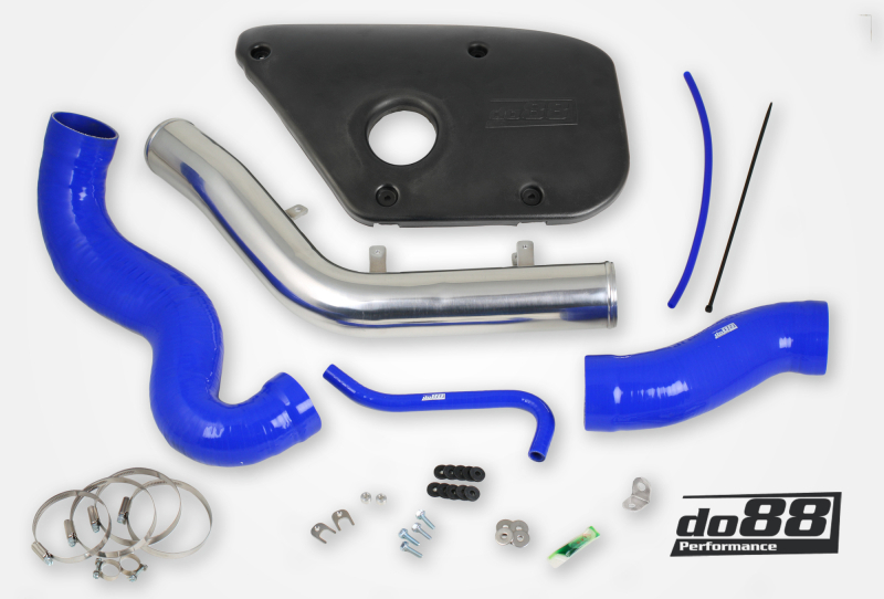 do88 Volvo S60 V60 V70 T6 Inlet Pipe Blue Hoses Plastic cover