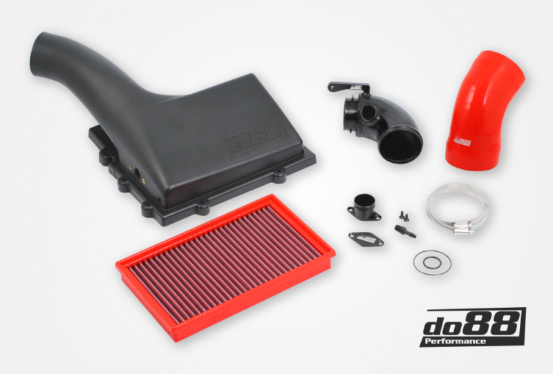 do88 VAG 1.8 2.0 TSI (MQB) V1 Intake System w/Inlet Pipe Red Hose Filter