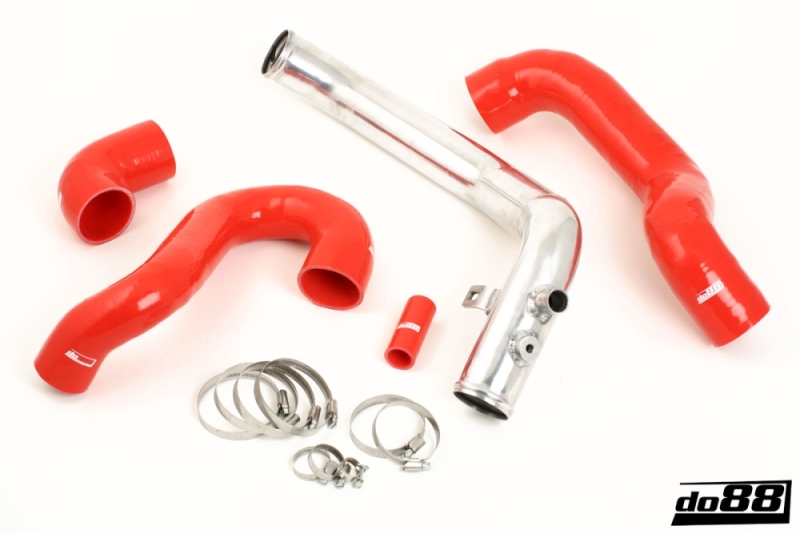 do88 SAAB 9-5 98-01 Pressure Pipe w/Red Hoses
