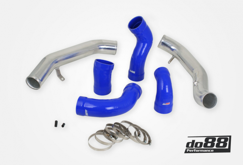 do88 Volvo S60 V60 XC60 V70 XC70 S80 3.0L T6 Pressure Pipes w/Blue Hoses