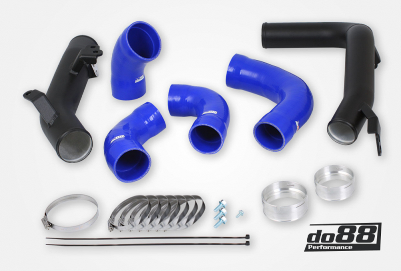do88 Volvo S60 V60 XC60 V90 S90 XC90 SPA Pressure Pipes T8 Petrol do88 Intercooler Blue Hoses