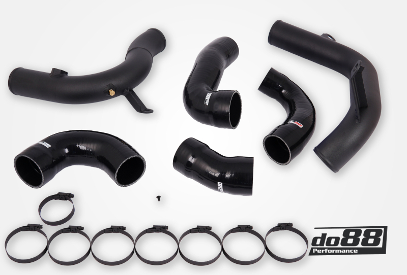 do88 VAG 2.0 TSI EA888 Gen4 (245hp) do88 Intercooler Pressure Pipes Black Hoses