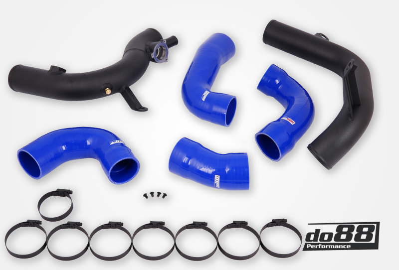 do88 VAG 2.0 TSI EA888 Gen4 (300hp+) OEM Intercooler Pressure Pipes Blue Hoses