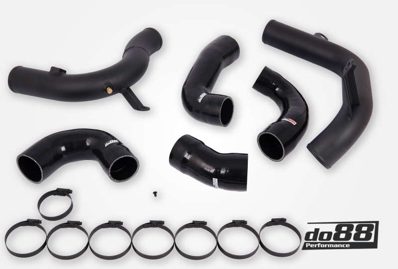 do88 VAG 2.0 TSI EA888 Gen4 (245hp) OEM Intercooler Pressure Pipes Black Hoses