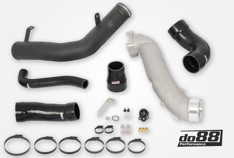 do88 Audi RS3 2.5T (8V)/TT RS 2.5T (8S) Charge Pipes (OEM Intercooler) - Black