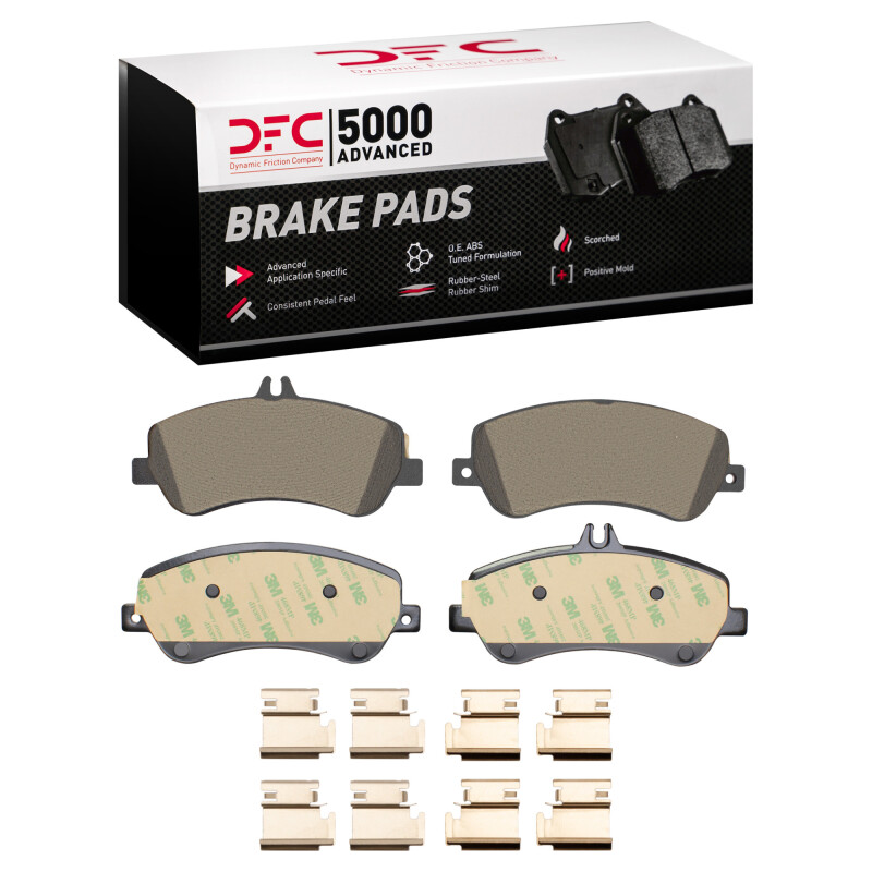 DFC 10-15 Mercedes-Benz GLK350 Front 5000 Advanced Ceramic Brake Pads and Hardware Kit