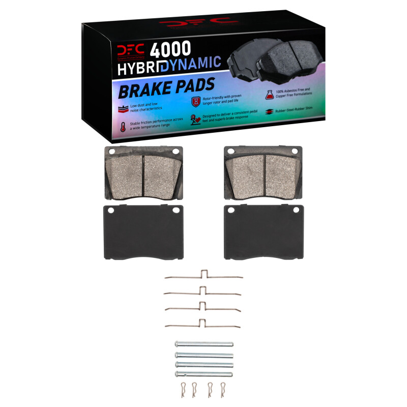 DFC 61-79 Jaguar XKE Front 4000 HybriDynamic Brake Pads and Hardware Kit