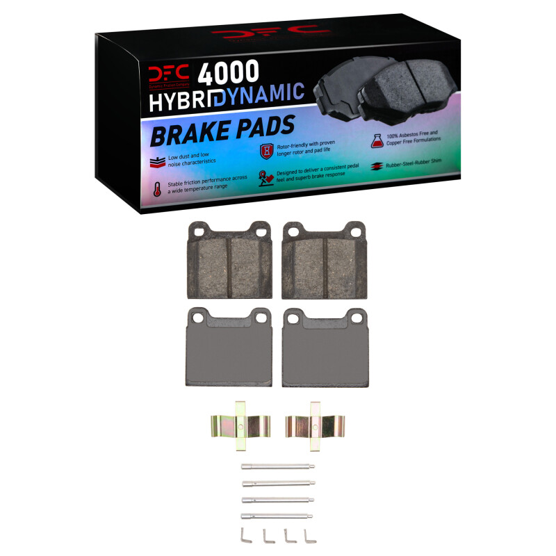 DFC 69-83 Porsche 911/912 Rear 4000 HybriDynamic Brake Pads and Hardware Kit